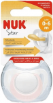 NUK lateksinis čiulptukas STAR, 0-6 mėn., 1 vnt., SU65