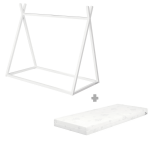 ROBA vaiki&scaron;ka lova su čiužiniu, 70x140 cm., White, 1062860WEZU