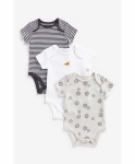 MOTHERCARE smėlinukas trumpomis rankovėmis, 3 vnt., BB418