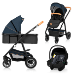 LIONELO universalus vežimėlis AMBER 3in1, Blue navy