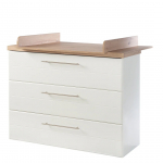 ROBA komoda su vystymo lenta NELE, White/Artisan Oak, 1731824