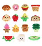 KEEL TOYS pliu&scaron;inis maistas 8cm assort., SF3029