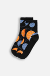 COCCODRILLO kojinės SOCKS BOY, juodos, WC5382207SOB-021-036, 36 cm