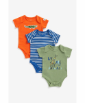 MOTHERCARE smėlinukas trumpomis rankovėmis, 3 vnt., BB822