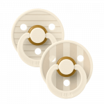 BIBS čiulptukai STUDIO COLLECTION, 0-6 mėn., 2 vnt., Ivory/Vanilla