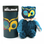DEGLINGOS pliu&scaron;inis žaislas dėžutėje - pelėda, 32135B
