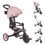 GLOBBER triratukas Explorer Trike 4in1,tamsiai pastelinis rožinis, 732-210