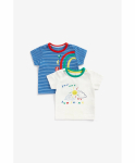 MOTHERCARE mar&scaron;kinėliai trumpomis rankovėmis, 2 vnt., BB845