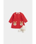 MOTHERCARE suknelė ilgomis rankovėmis ir pėdkelnės, FE045