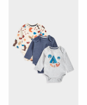 MOTHERCARE smėlinukas ilgomis rankovėmis, 3 vnt., CB846