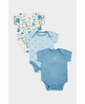 MOTHERCARE smėlinukas trumpomis rankovėmis, 3 vnt., EB795