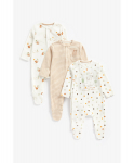 MOTHERCARE &scaron;liaužtinukas ilgomis rankovėmis, 3 vnt., BB764 2,3