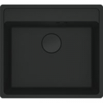 Granitinė plautuvė Franke Maris, MRG 610-52 A, Juoda matinė, juodas rankinis ventilis, 114.0658.586