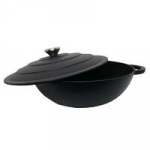 Apvalus emaliuotas ketaus puodas Zyle ZY030DBKI &Oslash;30 cm, 4,8 l, juodas, NEMOKAMAS PRISTATYMAS!