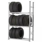 Stelažai su 3 lentynom padangoms 200x128x50