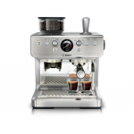 Bosch Serie 4 HomeCaf&eacute; PFE403B3 pusiau automatinis kavos aparatas su integruotu malūnėliu, 15 bar, 58 mm portafiltras