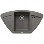 Akmens masės plautuvės BLANCO ZIA 9 E vulkano pilka