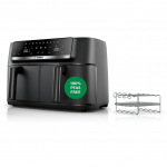 Bosch MAFD440B1 Serie 4 kar&scaron;to oro gruzdintuvė, 2 &times; 4,5 l, 2500 W, 40&ndash;230 &deg;C, MyFry, Grill-Set