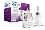 Philips Avent SCD643/26 Connected kūdikio stebėjimo kamera, Full HD 1080p, naktinis matymas, Baby Monitor+, dvikryptis ry&scaron;ys