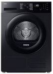 Samsung DV90DG52A0ABLE DV5000D džiovyklė su &scaron;ilumos siurbliu, 9 kg, C klasė, SpaceMax&trade;, Hygiene Care, SmartThings, juoda
