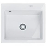 Keraminė plautuvė Franke Mythos, MTK 610-58, Glacier, 2 i&scaron;gręžtos skylės, 124.0335.706