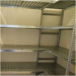 Detalės kampiniam lentynų sujungimui