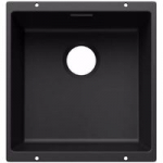 Plautuvės Blanco SUBLINE 400-U, juoda, 527786