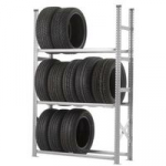 Stelažai su 3 lentynom padangoms 200x98x40