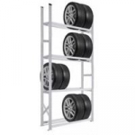 Stelažai su 4 lentynom padangoms 250x98x40