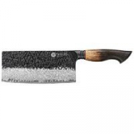 Damasko plieno peilis Kamazaki Cleaver Knife, KZ51KN, 18 cm, NEMOKAMAS PRISTATYMAS!