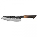 Damasko plieno peilis Kamazaki Santoku Knife, KZ49KN, 19 cm, NEMOKAMAS PRISTATYMAS!