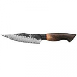 Damasko plieno peilis Kamazak Utility Knife, KZ48KN, 14 cm, NEMOKAMAS PRISTATYMAS!