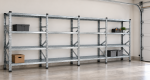 METALSISTEM metalinių stelažų komplektas 4880 &times; 2000 mm, gylis 500 mm, 4 lentynų lygiai