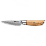 Damasko plieno peilis Kamazaki Paring Knife KZ40KN, 9 cm, NEMOKAMAS PRISTATYMAS!