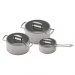 Nerūdijančio plieno puodų rinkinys Zyle Prestige ZY1700PS, 3 vnt.