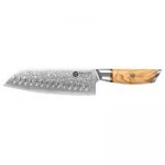 Damasko plieno peilis Kamazaki Santoku Knife KZ38KN, 18 cm, NEMOKAMAS PRISTATYMAS!