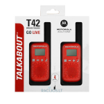 Motorola TLKR T42 raudona