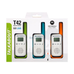 Motorola TALKABOUT T42 komplektas 3vnt.