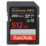 SanDisk atm. korta SDXC 512GB Extreme Pro 200MB/s