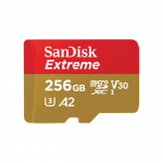 SanDisk atm. korta microSDXC 256GB Extreme 190MB/s A2
