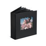 Polaroid albumas Scalloped Small  - Black