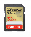 SanDisk atm. korta SD 32GB SDXC Extreme Plus 100MB/s V30