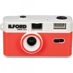 Ilford daugkartinis juostinis fotoaparatas Sprite 35-II Silver&Red