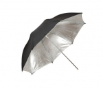 Powerlux skėtis juodos-sidabro sp. 90cm