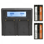 Jupio PowerLED Batterypack 2xNP-F970 + Duo Charger