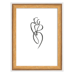 WALTHER rėmelis Silhouette 10x15 natur. (NW015H)