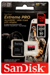 SanDisk atm. korta microSDXC 128GB Extreme PRO 200MB/s