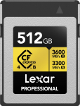 Lexar atm.korta CFexpress 4.0 Pro Gold  512GB R3600/W3300 Type B