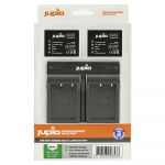 Jupio Kit: 2x Battery NP-W126 + USB Duo Charger