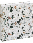 WALTHER alb.FA-298-2 Terazzo stone black 30x30/60 psl, balti lapai